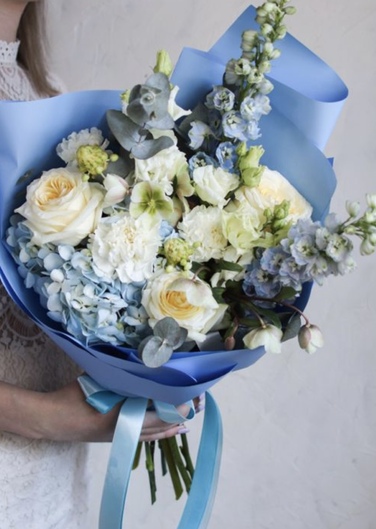 Букет Блу в магазине Кактус г. Сургут