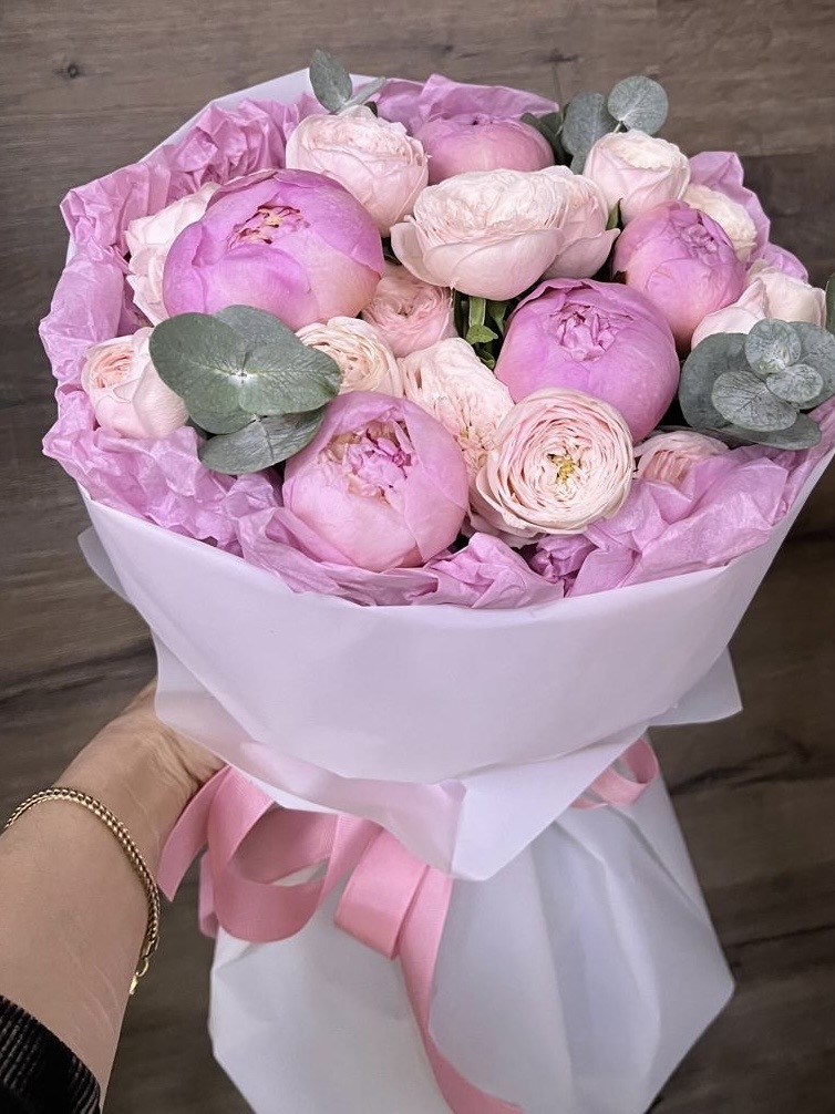 Букет Зефирный, фото Букет Зефирный в магазине Кактус г. Сургут